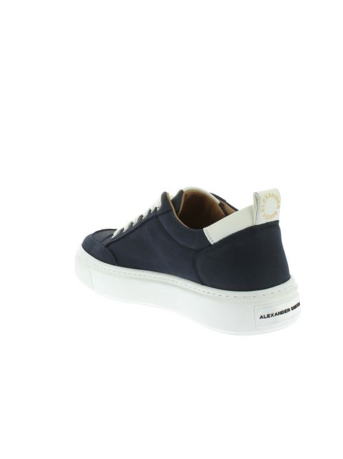 Bond Man sneakers da uomo in nabuk blu ALEXANDER SMITH | ASBBBDM3258LWTX